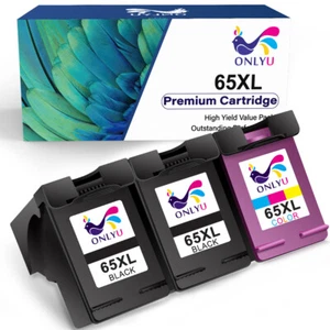 65XL Tintenpatrone für HP 65 DeskJet 2622 2652 ENVY 5010 5012 5014 5032 Drucker - Bild 1 von 13