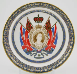 Lovely Spode Queen Elizabeth II Anniversary of the Coronation 2003 Pin Dish - Picture 1 of 4