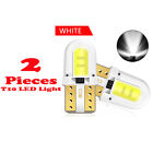 2x T10 LED Bulbs 12V 194 168 W5W Reading Lamp Interior License Plate Light WHITE