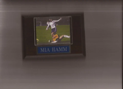 MIA HAMM PLAQUE USA SOCCER Cover