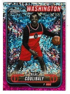BILAL COULIBALY 2024-25 TOPPS CHROME MAGENTA SPECKLE REFRACTOR #/350. NICE - Picture 1 of 1