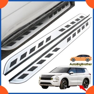 Fit For Mitsubishi Outlander 2022-2024 Running Boards Side Steps Pedals Nerf Bar - Picture 1 of 20