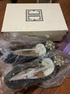 Ivanka Trump Brenta 3 Fabric Dress Pump Bronze w/ crystal floral 9 M $150 Read - Picture 1 of 12