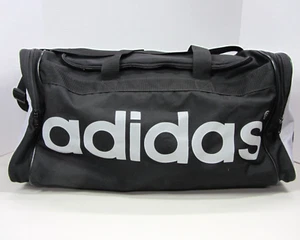 Vintage 90s Adidas Duffel Bag-Large-Black/Grey-Pre Owned - Picture 1 of 15