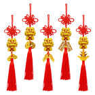 Chinese New Year Decorations - Knot Tassel Dragon Charm - 5Pcs