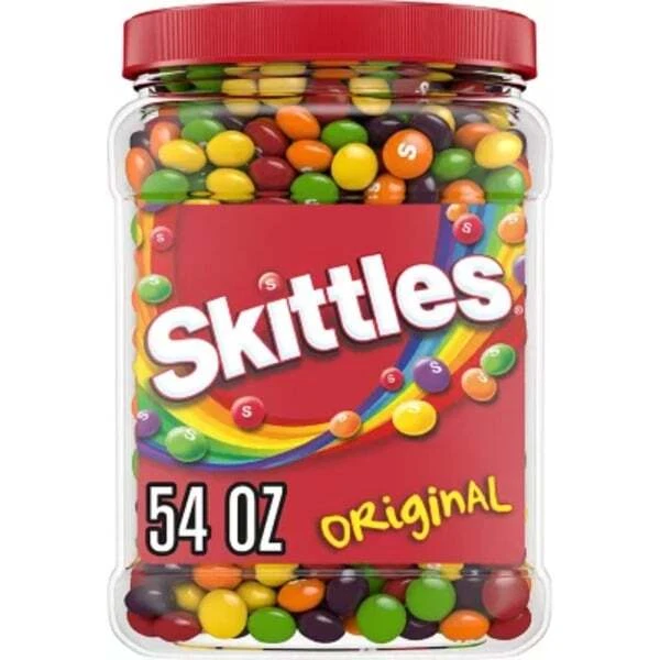 Skittles Original Chewy Candy Bulk Jar, 54 oz. FREE SHIPPING
