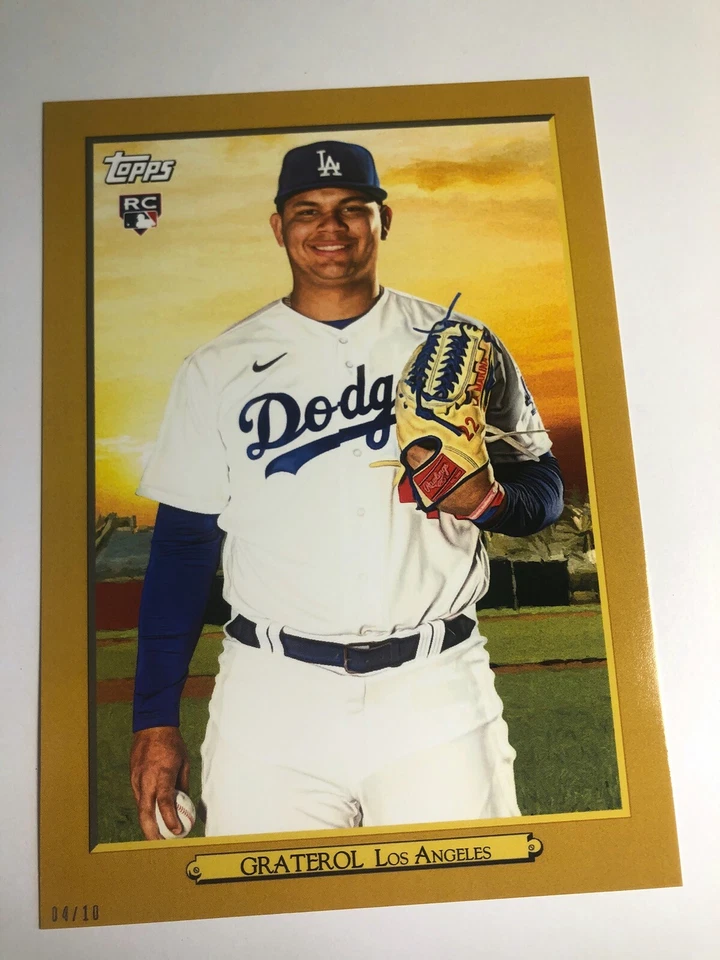 2020 Topps Turkey Red Jumbo 5x7 Brusdar Graterol Dodgers RC TR52 /10 - Image 1 of 1