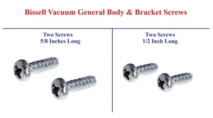Aspiradora Bissell PowerForce Helix Clearview & More DOS TORNILLOS 1/2" 5/8" 2031487 - Imagen 1 de 3