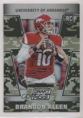 2016 Panini Prizm Collegiate Draft Picks Camo /199 Brandon Allen #164 Rookie RC - Image 1 of 2