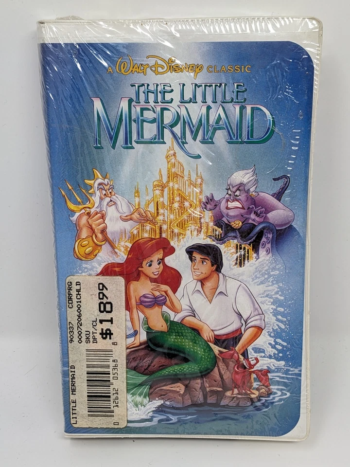 Disney Black Diamond VHS Little Mermaid Arielle Banned Cover Sealed NEU - Bild 1 von 4