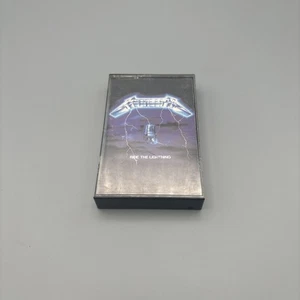 Metallica Ride The Lightning Cassette 1984 MegaForce / Elektra - Picture 1 of 4