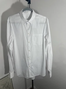 Helmut Lang Men’s White Dress Casual Shirt Sz S Msrp 325$ - Picture 1 of 7