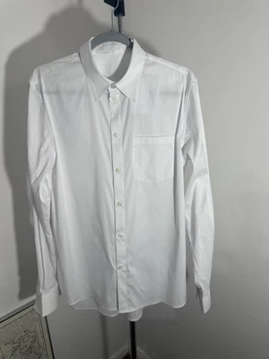 Helmut Lang Men’s White Dress Casual Shirt Sz S Msrp 325$ - Image 1 of 4