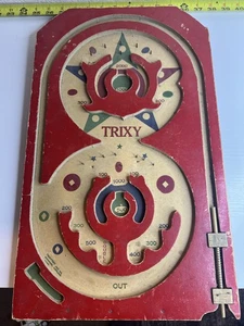 Vintage TRIXY Toy Co. Flipper Stil Miniatur Spiel. - Bild 1 von 17