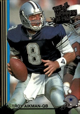 1992 Action Packed All-Madden #7 Troy Aikman - Image 1 of 2