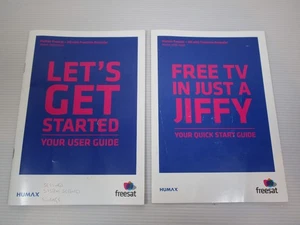 Humax HDR-1100S Freesat HD Recorder -- User's Manual + Quick Start Guide - - Picture 1 of 1