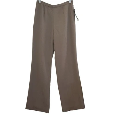 Le Suit Dress Pants Size 6 NWT Sage Flat front  straight leg business pant - Image 1 of 3