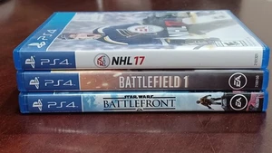 2015, 2016 Sony PS4 PlayStation 4 Videospiele Battlefront, NHL 17, Battlefield 1 - Bild 1 von 10