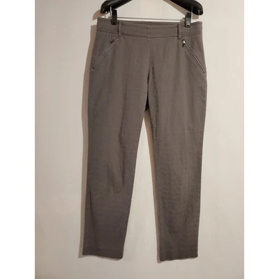 Cartonnier Anthropologie Charlie Trouser Ankle Pants Womens Size 6 Taupe Stripe - Image 1 of 4