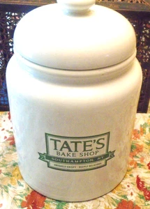 Tate's Bake Shop Ceramic Cookie Jar 10" Tall - BAKERY IN SOUTHAMPTON LONG ISLAND - Picture 1 of 2