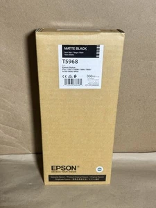 Genuine Epson T5968 Matte Black Ink Cartridge for Stylus Pro 9890 9900 7700 9700 - Picture 1 of 2