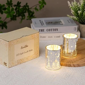 Votive Candle Holders, Tealight Candle Holder with Gift Box, Glass Candle Hol... - Bild 1 von 9