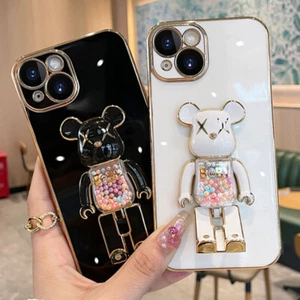 Cute Candy Cool Bear Shockproof Case For Samsung S23 Ultra S22 S21 S20 10 Note20 - Picture 1 of 18