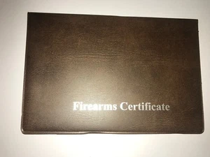 Un solo CERTIFICADO DE ARMAS DE FUEGO MARRÓN-S IMPRESO / TITULAR DE LICENCIA / BILLETERA - SGC / FAC - Imagen 1 de 2