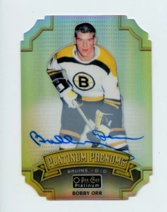 16-17 O-Pee-Chee OPC Platinum Phenoms autógrafo automático Bobby Orr SP Bruins *71023 - Imagen 1 de 1
