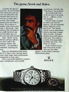 Don Newcomb Rolex El Nombre Newk Y Rolex 1980 Impresión Original Anuncio-8.5 x 11"" - Imagen 1 de 4