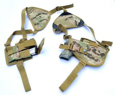 Concealed Carry Gun Holster Walther Glock XD Pistol Shoulder Holster MULTICAM - Image 1 of 4