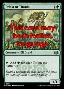 MTG PRIEST OF TITANIA EXC - SACERDOTE DI TITANIA 286 - MH3 - MAGIC - Picture 1 of 1