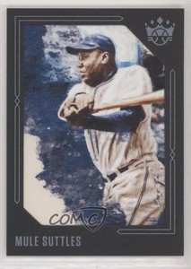 2020 Panini Diamond Kings Black Masterpiece Frame 1/1 Mule Suttles #7 HOF 1b3