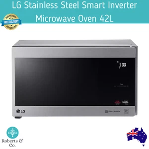 LG Stainless Steel Smart Inverter Microwave Oven 42 Litre 1200W Microwave Oven - Picture 1 of 7