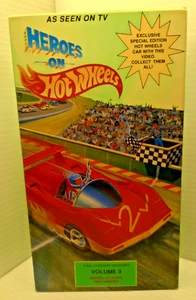 Heroes On Hot Wheels VHS 1991 Tape Driver Of Steel Red-Handed Classic Film - Picture 1 of 2