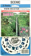 Hawaii The Orchid Island 3D View-Master 3 Reel Packet NEW SEALED 