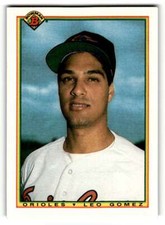 1990 Bowman #262 Leo Gomez    Baltimore Orioles Baseball Cards EX/NM ID:61647
