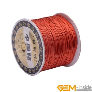 0.8mm Chinese Knot Nylon Cord Shamballa Macrame Beading String Sewing 120 Meters - Picture 1 of 109
