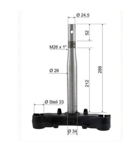 Testa per Forcelle Anteriori Honda SH 125 / ABS 2001-2019 SH 150 / ABS 2001-2019 - Foto 1 di 3