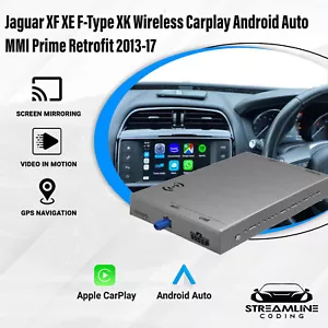 Jaguar XF XE F-Type XK Wireless Carplay Android Auto MMI Prime Retrofit 2013-17 - Picture 1 of 5