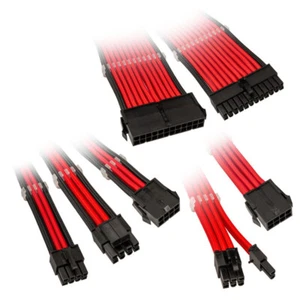 Kolink Core Adept Braided Cable Extension Kit - Red - Bild 1 von 4