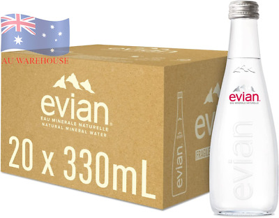 Natural Mineral Water Glass Bottles 20 X 330Ml • 63.60$