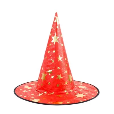 Witch Hats Halloween Party Wizard Hat Cosplay Costume Fancy Dress Accessories - Image 1 of 4