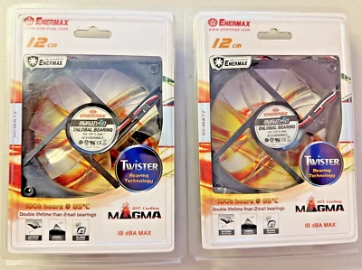 Enermax 120mm Marathon Magma Computer Case 12V Cooling Fan UCMA12 A121205MUL-F - Image 1 of 2