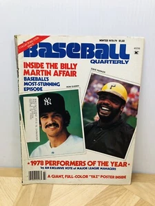 Baseball Quarterly 1978-79 Ron Guidry Dave Parker Billy Martin Yaz CENTERFOLD - Bild 1 von 7