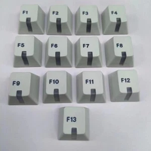 U9 L9 Color Retro Grey PBT Dye Sub Windowed Keycap Set - Picture 1 of 18