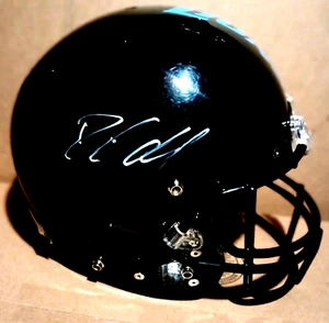 DAN CAMPBELL Lions SIGNED Black F/S Helmet JSA COA DETROIT - Bild 1 von 3