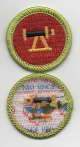 Surveying Merit Badge, Type L, "Since 1910" Back (2012-Current) - Picture 1 of 1