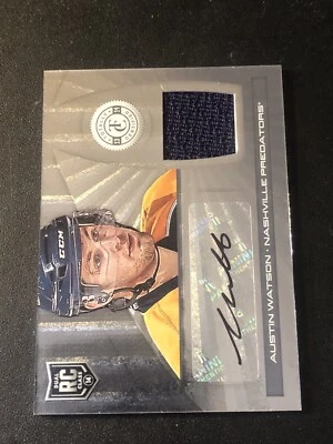2013-14 Totally Certified Rookie Auto Jerseys Austin Watson #181 Rookie Auto RC - Image 1 of 2