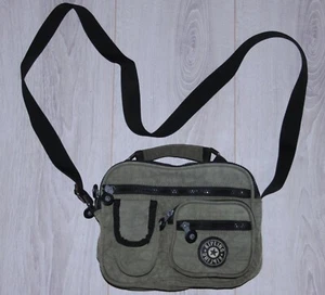 Vintage Kipling green small flight bag 24x19 - Picture 1 of 7